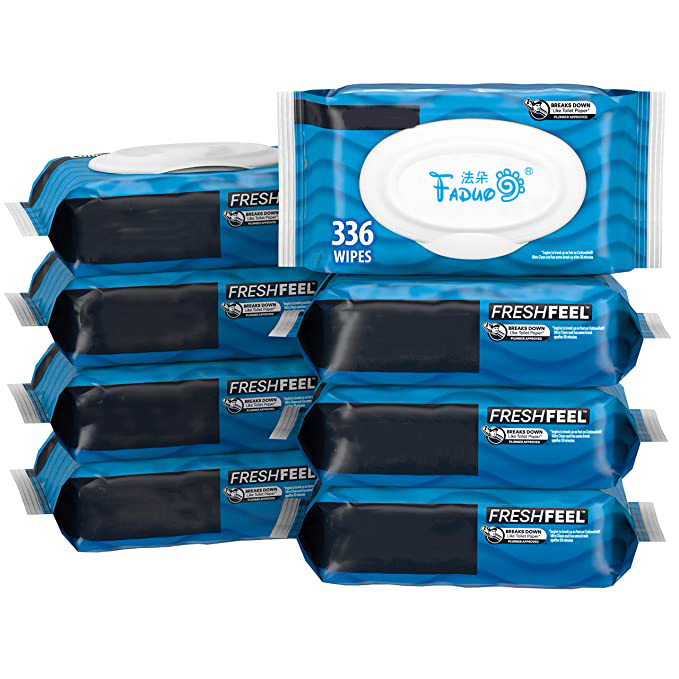 Freshfeel huuhdettavat wc-pyyhkeet